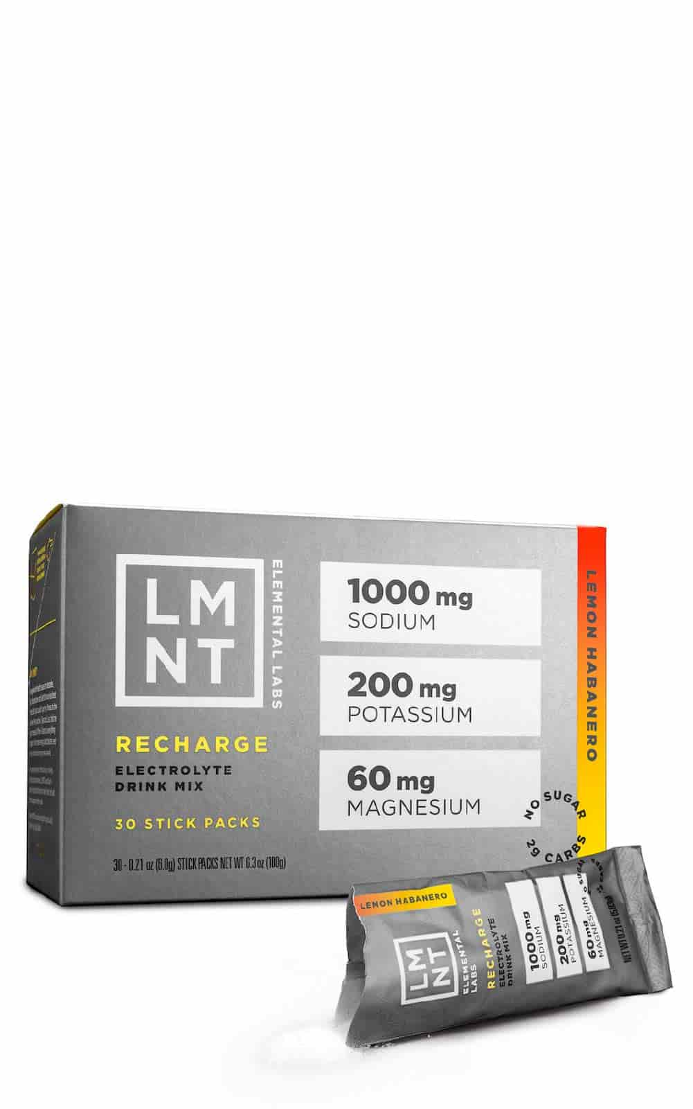Acheter  LMNT Recharge Electrolyte Drink Mix Lemon Habanero chez LiveHelfi