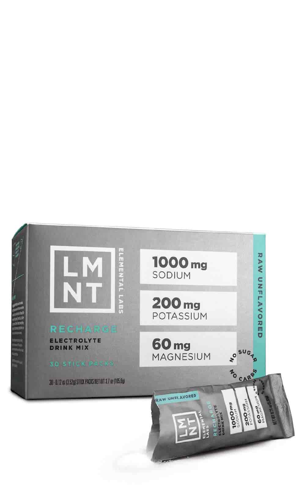 Acheter  LMNT Recharge Electrolyte Drink Mix Raw Unflavored chez LiveHelfi