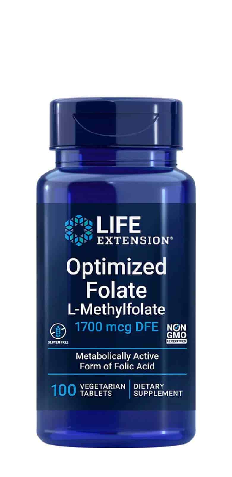 Acheter  Life Extension Optimized Folate (L-Methylfolate) chez LiveHelfi