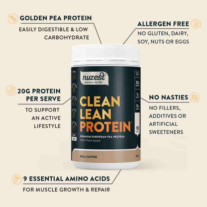 Acheter Nuzest Clean Lean Protein Rich Chocolate chez LiveHelfi