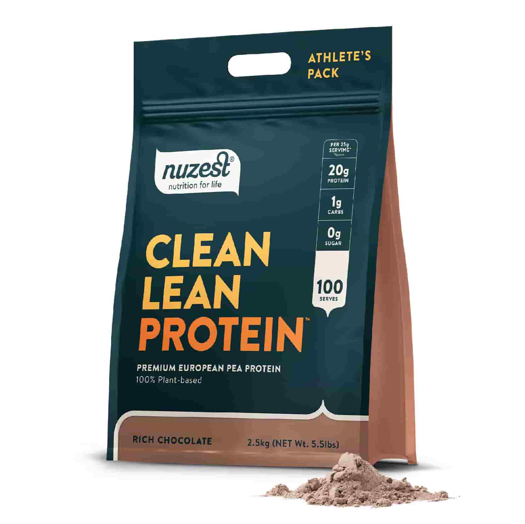 Acheter  Nuzest Clean Lean Protein Rich Chocolate 2,5 kg chez LiveHelfi