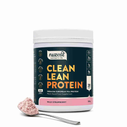 Acheter  Nuzest Clean Lean Protein Wild Strawberry 500 gr chez LiveHelfi