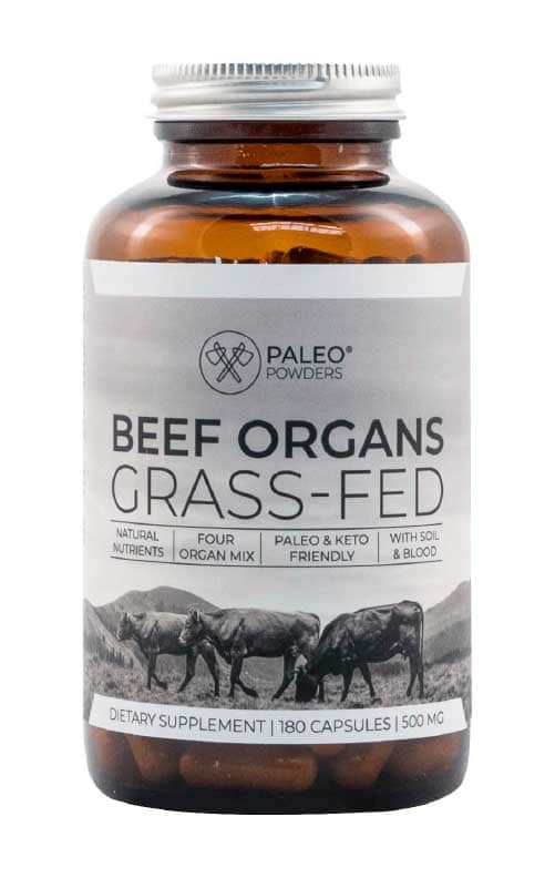 Acheter  Paleo Powders Grass-Fed Beef Organ Capsules chez LiveHelfi