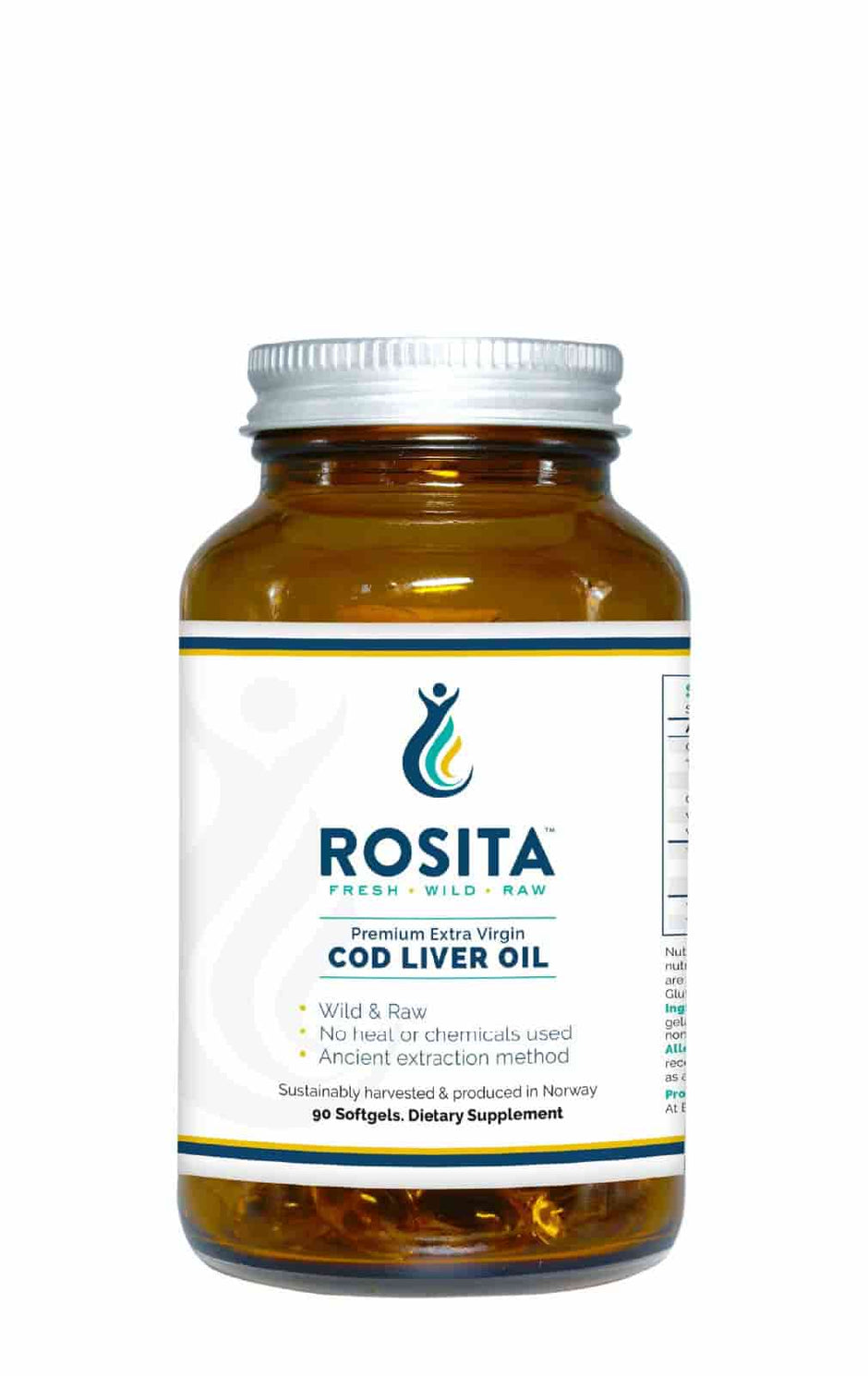 Acheter Rosita Extra-virgin cod liver oil softgels chez LiveHelfi